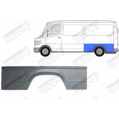 Крыло Заднее (левое) POLCAR для Mercedes T1 (207-410) 1977-1995 - фото