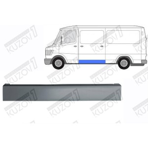 ПАНЕЛЬ БОКОВАЯ (ЛЕВАЯ) ЗА ВОДИТЕЛЬСКОЙ ДВЕРЬЮ, 21 СМ, ОРИГИНАЛ, 0.8 ММ, ПОЛЬША - фото