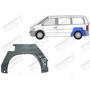 АРКА ЗАДНЯЯ (ЛЕВАЯ) ОРИГИНАЛ, 1.0 ММ, ДАНИЯ - фото