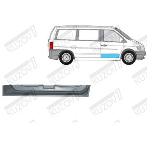 ДВЕРЬ ПЕРЕДНЯЯ (ПРАВАЯ) НИЖНЯЯ ВНУТРЕННЯЯ ЧАСТЬ, 7 СМ, ОРИГИНАЛ, 0.8 ММ, ПОЛЬША - фото