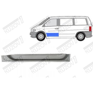 ДВЕРЬ ПЕРЕДНЯЯ (ЛЕВАЯ) НИЖНЯЯ ВНУТРЕННЯЯ ЧАСТЬ, ОРИГИНАЛ, 0.8 ММ, ПОЛЬША - фото