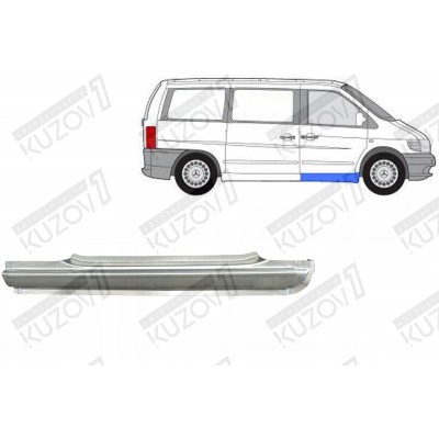 Порог (правый) POTRYKUS для Mercedes VITO 2003-2010 - фото