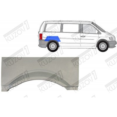 Арка задняя (правая) POLCAR для Mercedes VIANO 2003-2010 - фото