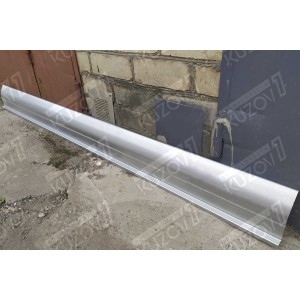 ПОРОГ (ЛЕВЫЙ) РЕМКОМПЛЕКТ, НАРУЖНАЯ ЧАСТЬ, ОЦИНКОВКА 1.1 ММ, БЕЛАРУСЬ - фото