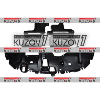 Защита двигателя (пластик) Florimex для Mitsubishi Space Star 1998-2002 - фото