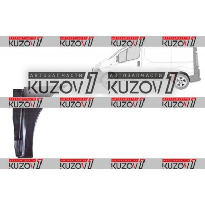 Крыло Заднее (левое) Передняя Часть Klokkerholm для Nissan PRIMASTAR 2001-2006 - фото