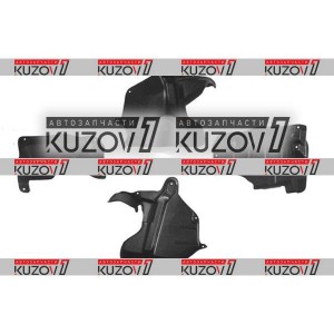 ЗАЩИТА ДВИГАТЕЛЯ: 2 БОКОВЫЕ + 2 ПРОДОЛЬНЫЕ (ПЛАСТИК) FLORIMEX - фото