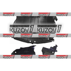 ЗАЩИТА ДВИГАТЕЛЯ ЦЕНТРАЛЬНАЯ + 2 БОКОВЫЕ (ПЛАСТИК) ДИЗЕЛЬ, FLORIMEX - фото