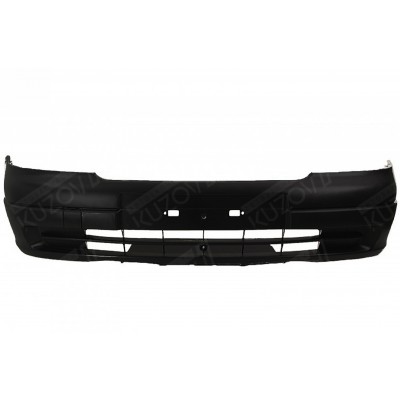 Бампер передний (черный) Без Отв Под Противотуманки, EUROBUMP для OPEL ASTRA G 1998-2005 - фото