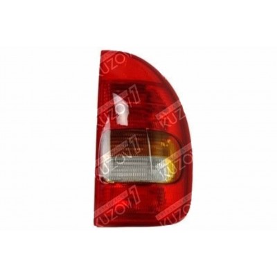 Задний фонарь (правый) Красный, С Желтым Поворотом, DEPO для OPEL CORSA B 1993-1997 - фото