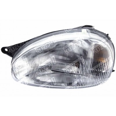 Передняя фара (левая) Рифленое, DEPO для OPEL CORSA B 1997-2000 - фото