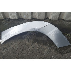 АРКА ЗАДНЯЯ (ЛЕВАЯ) УДЛИНЕННАЯ ЧАСТЬ ПОД БАМПЕР, РЕМКОМПЛЕКТ, ОЦИНКОВКА 1.0 ММ, БЕЛАРУСЬ - фото