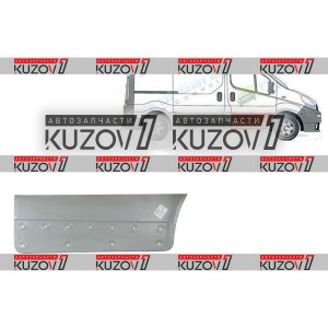 ДВЕРЬ ПЕРЕДНЯЯ (ПРАВАЯ) НИЖНЯЯ НАРУЖНАЯ ЧАСТЬ, ОРИГИНАЛ, 0.8 ММ, ПОЛЬША - фото