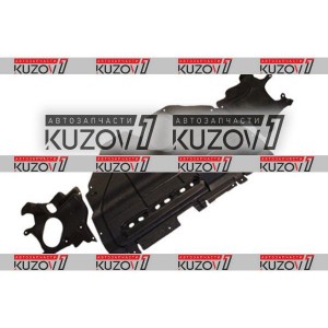 ЗАЩИТА ДВИГАТЕЛЯ ЦЕНТРАЛЬНАЯ + 2 БОКОВЫЕ (ПЛАСТИК) FLORIMEX - фото