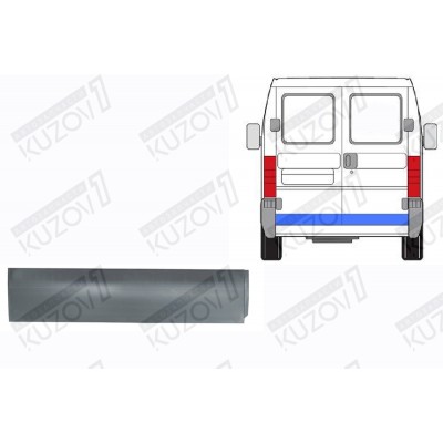 Дверь Задняя (левая) POTRYKUS для FIAT DUCATO 1994-2002 - фото