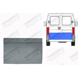 ДВЕРЬ ЗАДНЯЯ (ПРАВАЯ) НИЖНЯЯ НАРУЖНАЯ ЧАСТЬ, 51 СМ, ОРИГИНАЛ, 0.8 ММ, ПОЛЬША