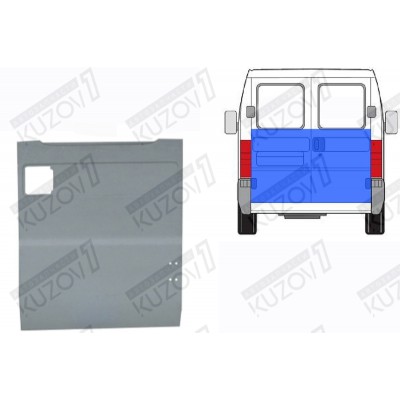 Дверь Задняя (правая) 96 См POTRYKUS для FIAT DUCATO 1994-2002 - фото