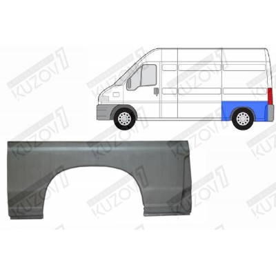 Крыло Заднее (левое) POTRYKUS для PEUGEOT BOXER 1994-2002 - фото