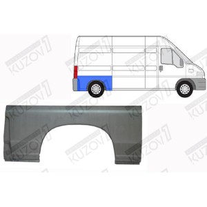 КРЫЛО ЗАДНЕЕ (ПРАВОЕ) РЕМКОМПЛЕКТ, ОРИГИНАЛ, 0.8 ММ, ПОЛЬША