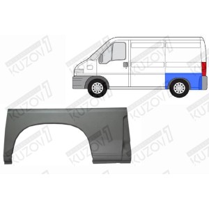 КРЫЛО ЗАДНЕЕ (ЛЕВОЕ) РЕМКОМПЛЕКТ, ОРИГИНАЛ, 0.8 ММ, ПОЛЬША