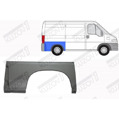 Крыло Заднее (правое) Klokkerholm для PEUGEOT BOXER 2002-2006 - фото