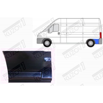 Крыло Заднее (левое) Klokkerholm для PEUGEOT BOXER 2002-2006 - фото