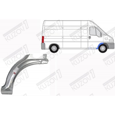 Арка Передняя, (правая) Klokkerholm для FIAT DUCATO 2002-2006 - фото