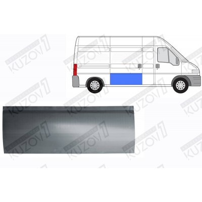 Дверь Боковая Раздвижная, 52 См POTRYKUS для PEUGEOT BOXER 1994-2002 - фото