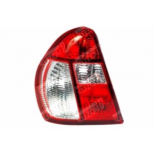 ЗАДНИЙ ФОНАРЬ (ЛЕВЫЙ) КРАСНО-БЕЛЫЙ, DEPO - фото