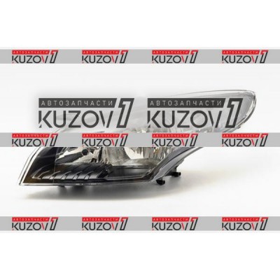 Передняя фара (левая) Темная, Без Функции Углового Освещения, DEPO для RENAULT MEGANE 2008-2012 - фото