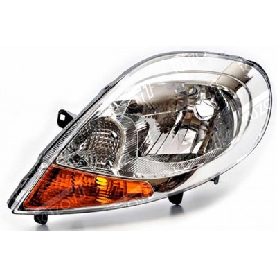 Передняя фара (левая) С Желтым Поворотом, TYC для RENAULT TRAFIC 2006-2014 - фото