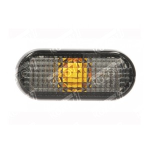 ПОВТОРИТЕЛЬ ПОВОРОТА (ЛЕВЫЙ=ПРАВЫЙ) БЕЛЫЙ, РИФЛЕНЫЙ, DEPO - фото