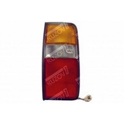 Задний фонарь (правый) Красно-Бело-Желтый, DEPO для TOYOTA LAND CRUISER PRADO 1996-1999 - фото