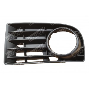 РЕШЕТКА В БАМПЕР (ЛЕВАЯ) 4 ПОЛОСЫ, С ОТВ. ПОД ПРОТИВОТУМАНКУ - фото