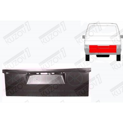 Дверь Задняя (хлопушка) Klokkerholm для Volkswagen T4 1990-1996 - фото