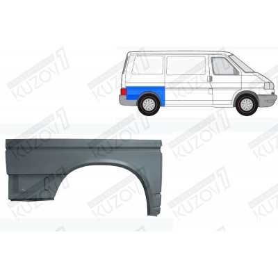 Крыло Заднее (правое) POTRYKUS для Volkswagen T4 1990-1996 - фото