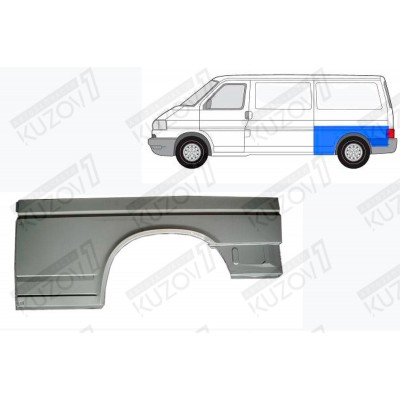 Крыло Заднее (левое) POTRYKUS для Volkswagen T4 1990-1996 - фото
