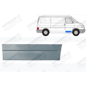 ДВЕРЬ ПЕРЕДНЯЯ (ПРАВАЯ) НИЖНЯЯ НАРУЖНАЯ ЧАСТЬ, ОРИГИНАЛ, 0.8 ММ, ПОЛЬША - фото