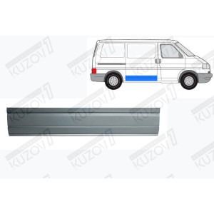 ДВЕРЬ БОКОВАЯ СДВИЖНАЯ (ПРАВАЯ) НИЖНЯЯ НАРУЖНАЯ ЧАСТЬ, 22 СМ, ОРИГИНАЛ, 0.8 ММ, ПОЛЬША - фото