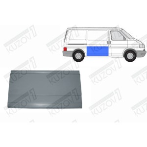 ДВЕРЬ БОКОВАЯ СДВИЖНАЯ (ПРАВАЯ) НИЖНЯЯ НАРУЖНАЯ ЧАСТЬ, 57 СМ, ОРИГИНАЛ, 0.8 ММ, ПОЛЬША - фото