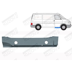 ПОРОГ (ПРАВЫЙ) ПОД ПЕРЕДНЮЮ ДВЕРЬ, ВНУТРЕННЯЯ ЧАСТЬ, ОРИГИНАЛ, 1.0 ММ, ДАНИЯ - фото