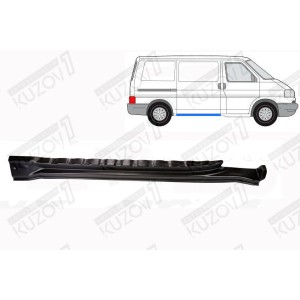 ПОРОГ (ПРАВЫЙ) ПОД БОКОВОЙ СДВИЖНОЙ ДВЕРИ, ВНУТРЕННИЙ, ОРИГИНАЛ, 1.0 ММ, ДАНИЯ - фото