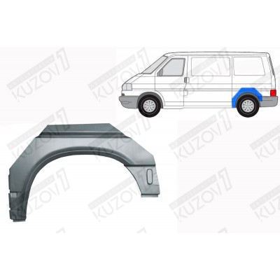 Арка задняя (левая) Klokkerholm для Volkswagen T4 1996-2003 - фото