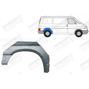 АРКА ЗАДНЯЯ (ПРАВАЯ) ОРИГИНАЛ, 1.0 ММ, ДАНИЯ - фото