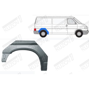 АРКА ЗАДНЯЯ (ПРАВАЯ) ОРИГИНАЛ, 0.8 ММ, ПОЛЬША - фото