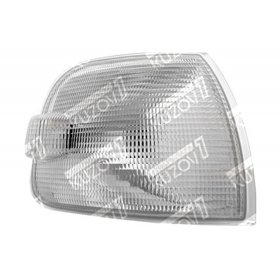 Указатель поворота (правый) Белый, Рифленый DEPO для Volkswagen T4 1996-2003 - фото