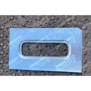 РЕМКОМПЛЕКТ ВОКРУГ РУЧКИ ЗАДНЕЙ ДВЕРИ (ХЛОПУШКА) НАРУЖНАЯ ЧАСТЬ, 1.0 ММ, БЕЛАРУСЬ - фото