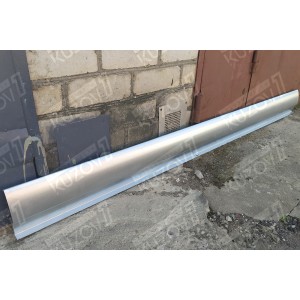 ПОРОГ (ПРАВЫЙ) РЕМКОМПЛЕКТ, НАРУЖНАЯ ЧАСТЬ, ОЦИНКОВКА 1.1 ММ, БЕЛАРУСЬ - фото